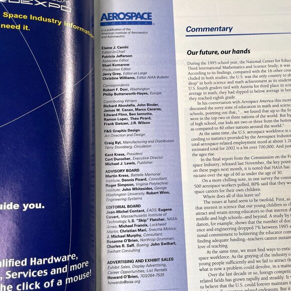 Aerospace America Magazine u February 2003 Vol 41 No 2 V 22 Testing - Picture 5 of 5